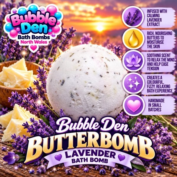 BUTTERBOMB LAVENDER BATH BOMB