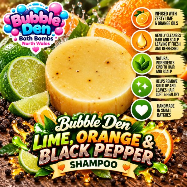 LIME, ORANGE & BLACK PEPPER SHAMPOO