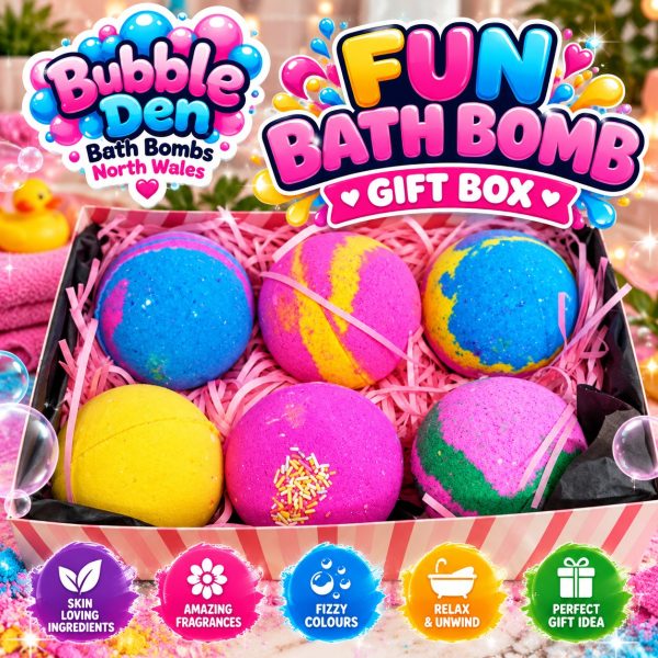 SUPER FUN BATH BOMB GIFT BOXES £25