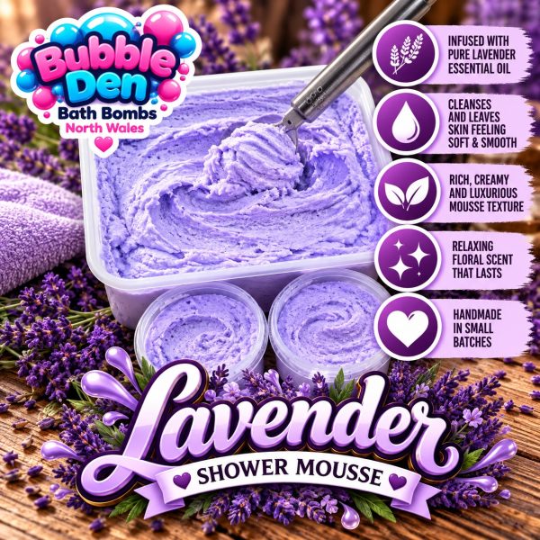 LAVENDER SHOWER MOUSSE 200g
