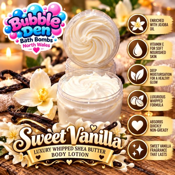 SWEET VANILLA LUXURY WHIPPED SHEA BUTTER BODY LOTION