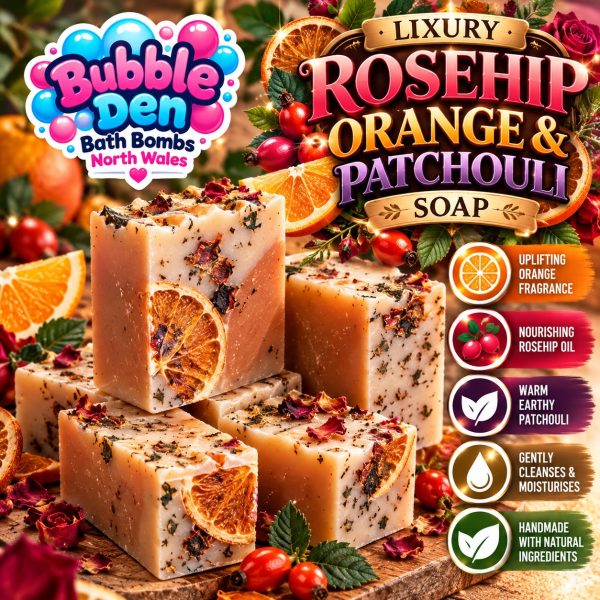 ROSEHIP ORANGE & PATCHOULI SOAP