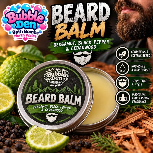 BERGAMOT, BLACK PEPPER & CEDARWOOD BEARD BALM