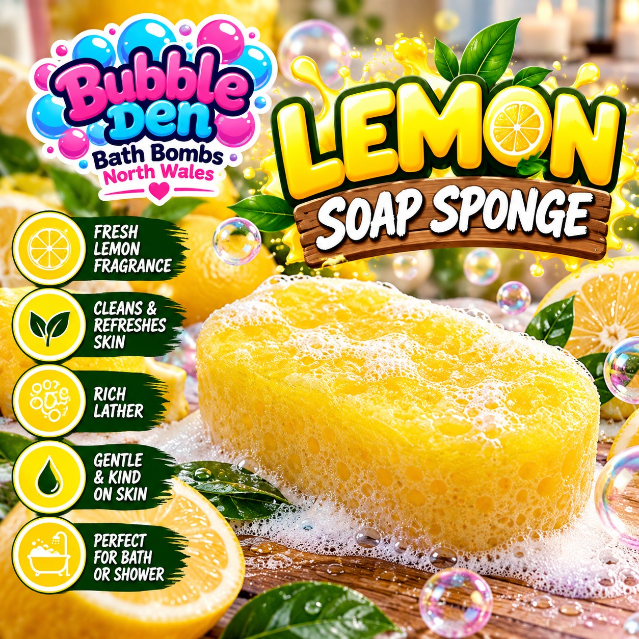 LEMON SOAP SPONGE