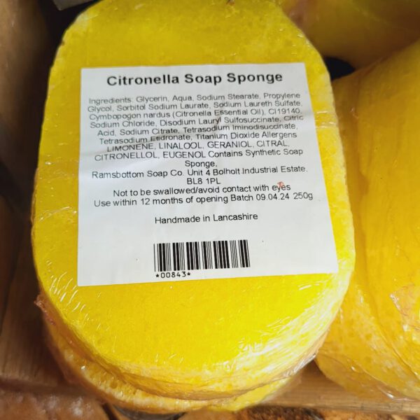 CITRONELLA SOAP SPONGE