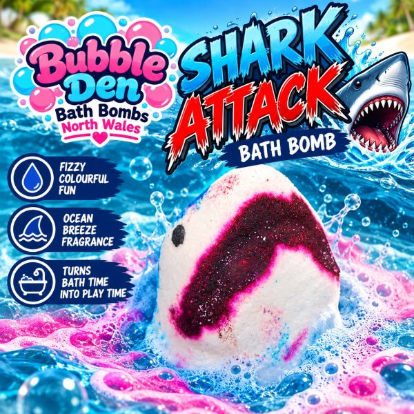 SHARK ATTACK BATH BOMB